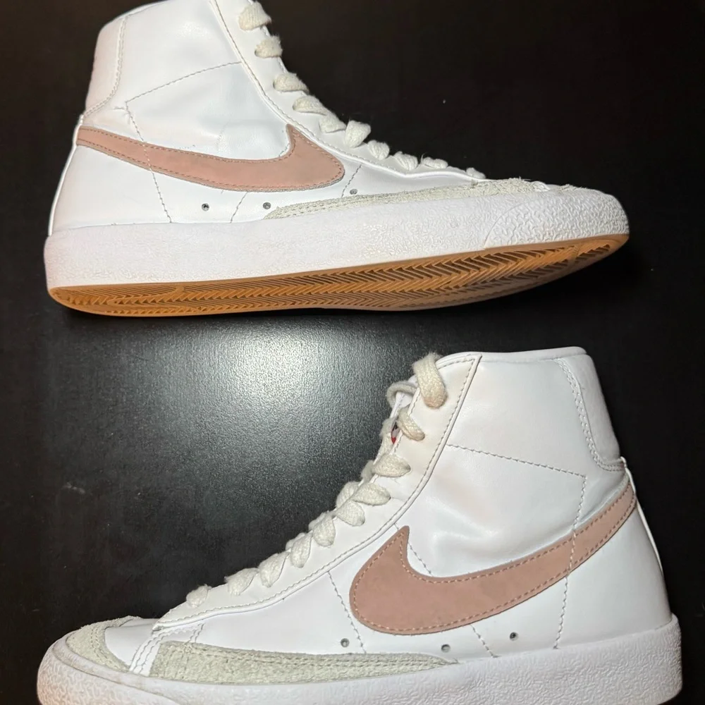 Nike Blazer Mid ’77 Vintage White Pink Women’s 6.5 - Picture 3 of 16